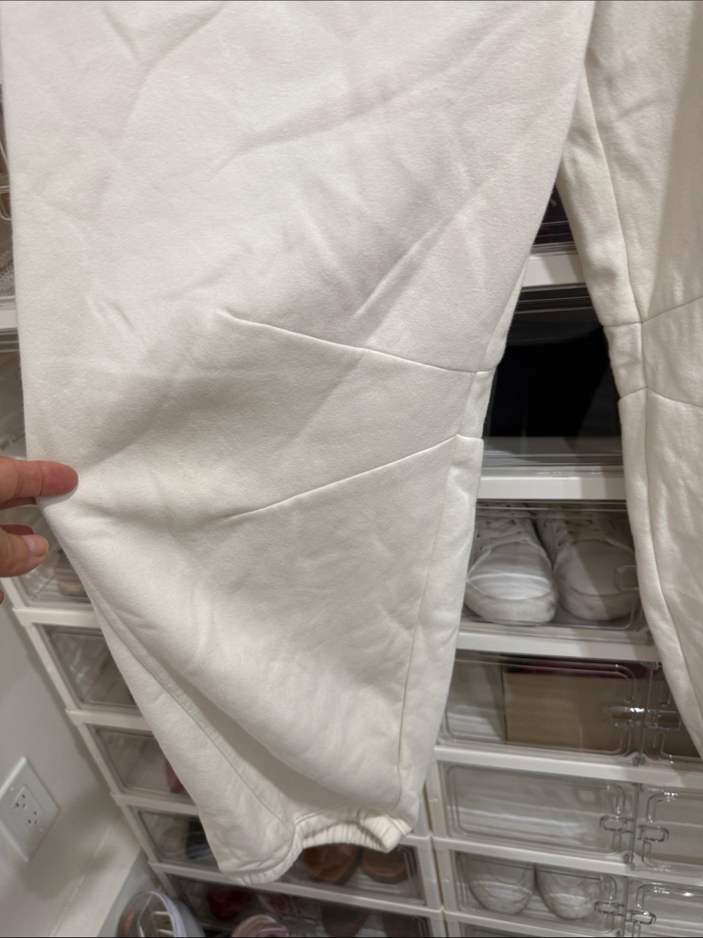 Universal Thread Cream Drawstring Sweatpants - Picture 5 of 6